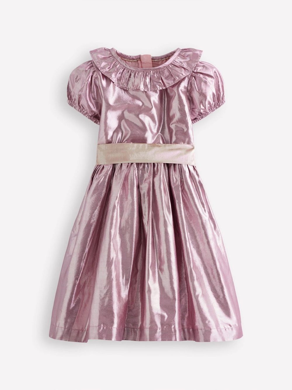 Mini Boden Fit And Flare Party Dress Pink Sz 4-5